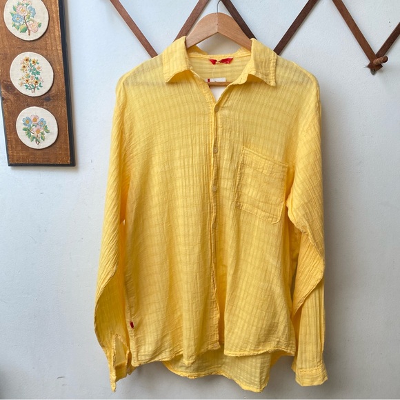 NWT Lightweight Gauze Cotton Casual Button Up Shirt - Picture 8 of 12